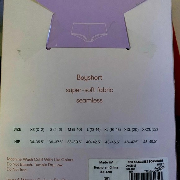 ❤️NWT UNOPENED BOXES-JOYSPUN (6) PAIRS OF UNDERWEAR VARIOUS SIZES! SEE BELOW!❤️ - Picture 11 of 13